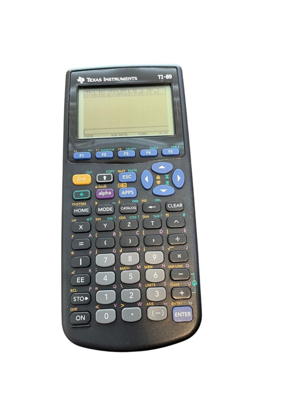 Texas Instruments TI-89 Classic Graphing Calculator Tested No Dead Pixels with C